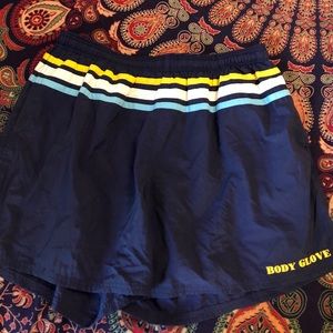 Vintage body glove swim trunks